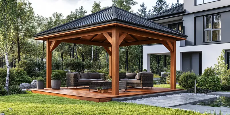 Jak zabudować ściany altany ogrodowej?