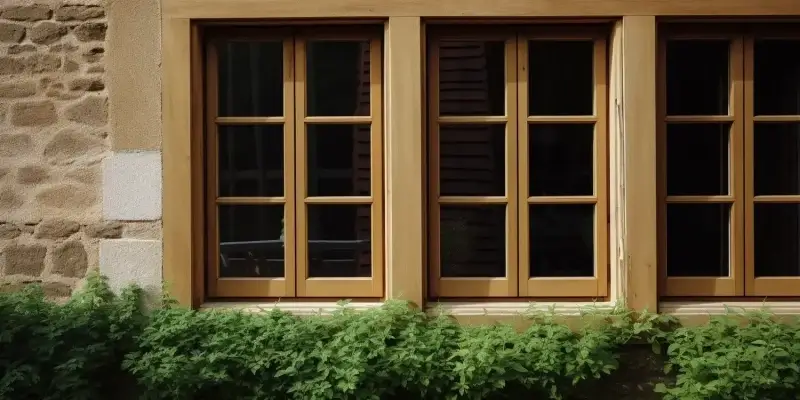 Okna drewniane do domku letniskowego