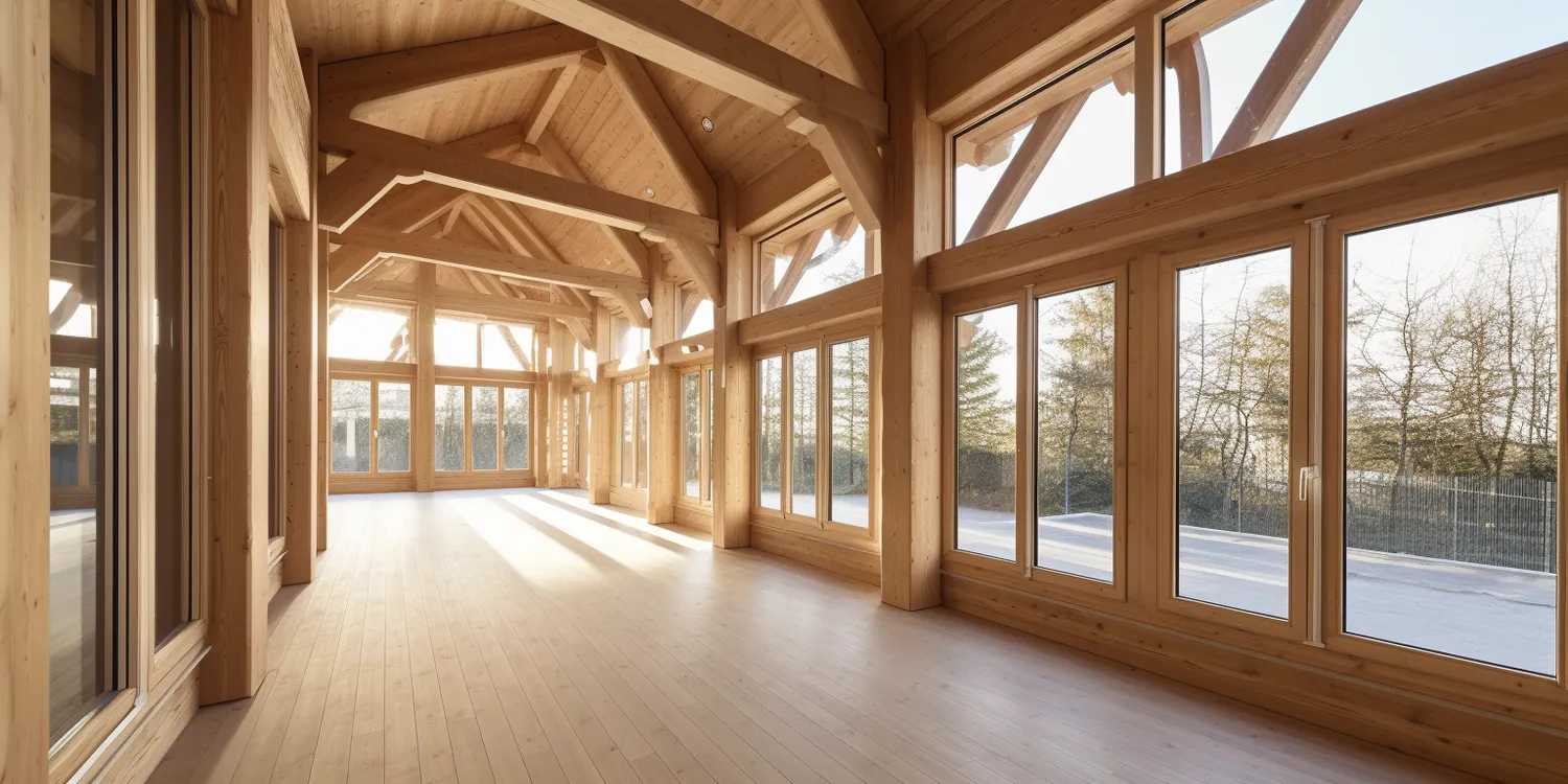 Konstrukcje drewniane są teraz modne