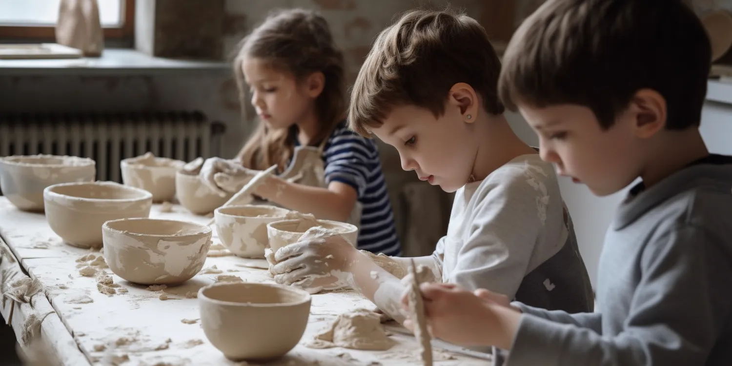 Sprzęt na warsztatach z ceramiki