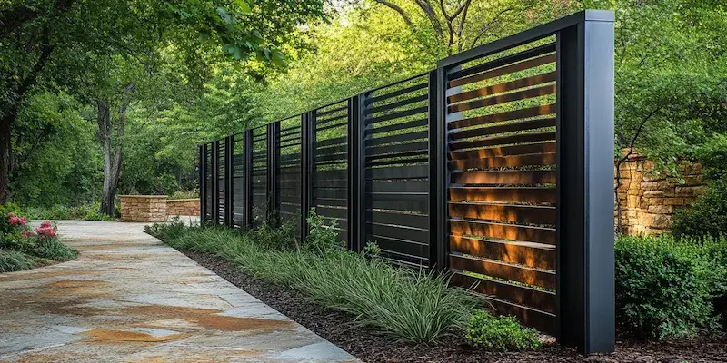 Metallzäune aus Polen mit montage