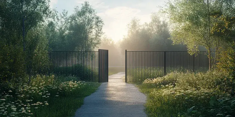 Metalzaune aus Polen